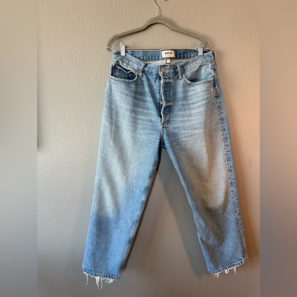 Agolde Light Blue Ankle Jeans